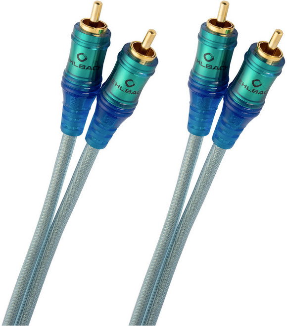 [Oehlbach] 오엘바흐 ICE BLUE 인터커텍터 케이블 (RCA), 1m, (D1C92020) 1M