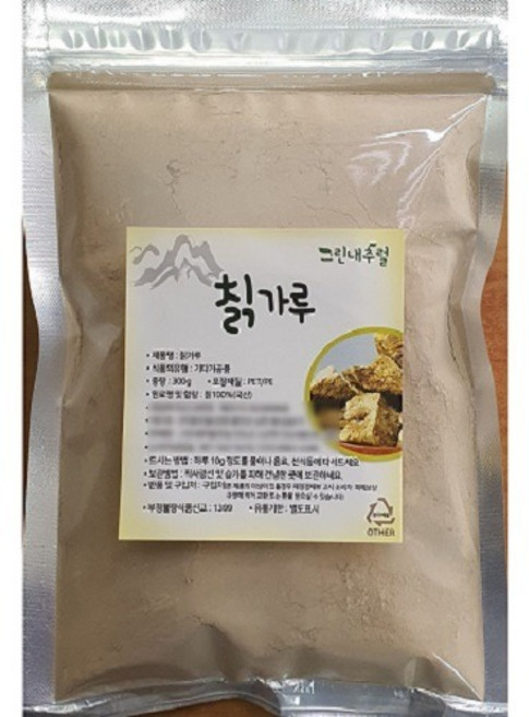 (그린내추럴) 국내 자연산(충북 제천) 칡가루(갈근가루) 300g, 1개