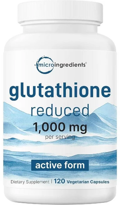 Micro Ingredients 글루타치온 1000mg 베지 캡슐 120정, 1개 - 쿠팡
