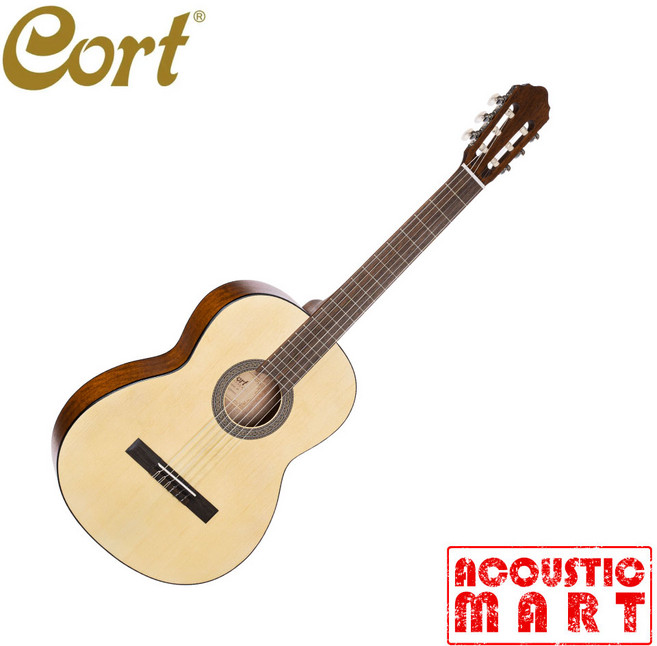 [구성품 7종] CORT 콜트 AC100 OP 초보 입문용 나일론 클래식 기타, 1개