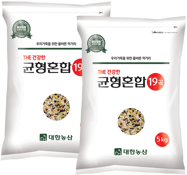 대한농산 THE 건강한 균형 혼합곡 19곡 5kg 2개