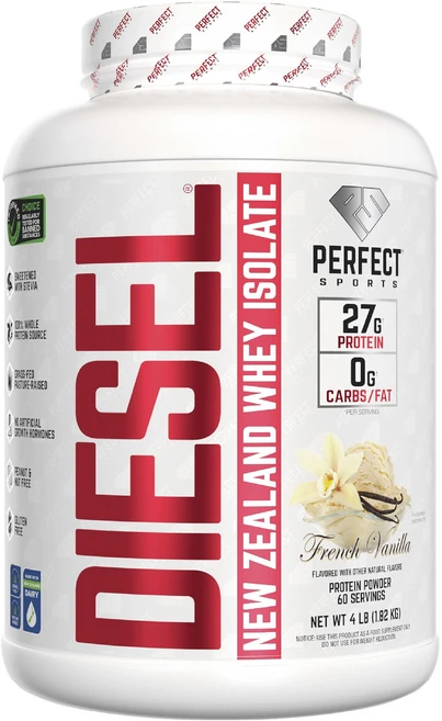 퍼펙트스포츠 디젤 뉴질랜드 웨이 아이솔레이트 프렌치 바닐라, 1개, 1.82kg - 쿠팡