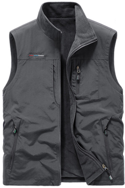 COCONAWA 페리스 남성 방한 조끼 등산 낚시 기모 따뜻한