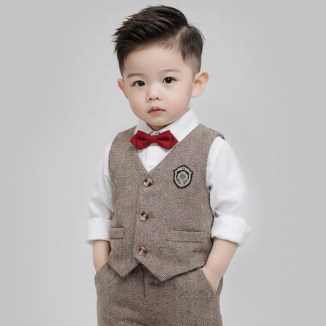 몽실이 보타이 조끼정장 3pcs세트