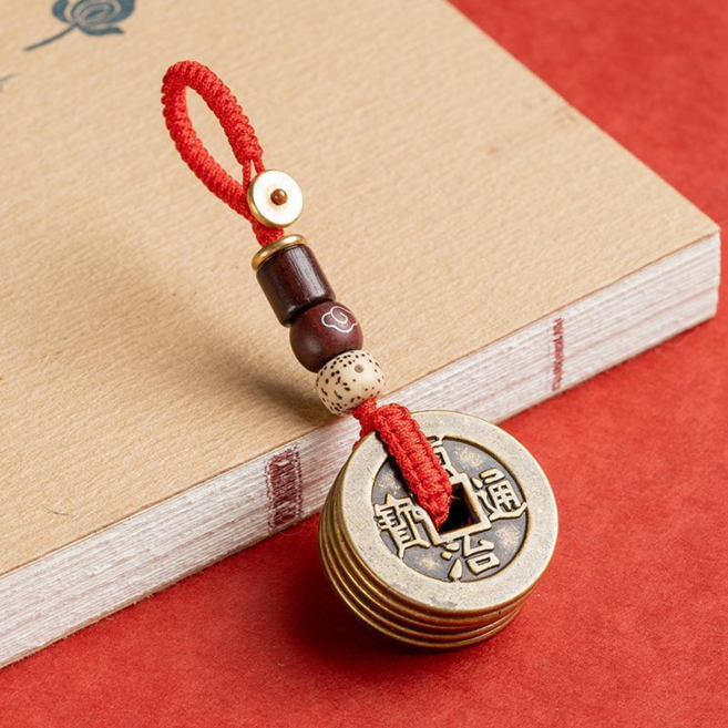 복을 부른는 황동 엽전 열쇠고리 키홀더 택1, 04