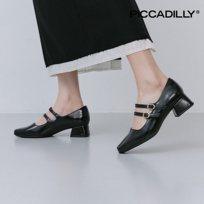 [피카딜리] [PICCADILLY] 160109 메리제인 펌프스_에나멜 블랙(3.5cm)
