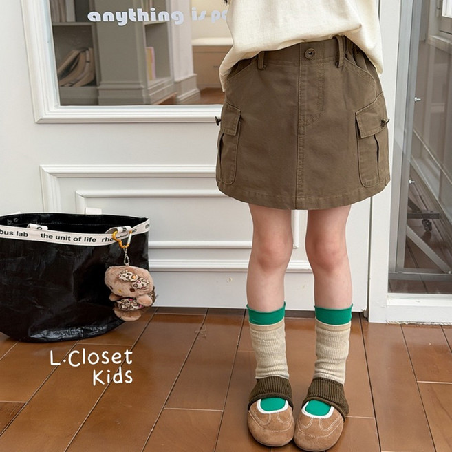 LC.kids 日常率性工裝褲裙