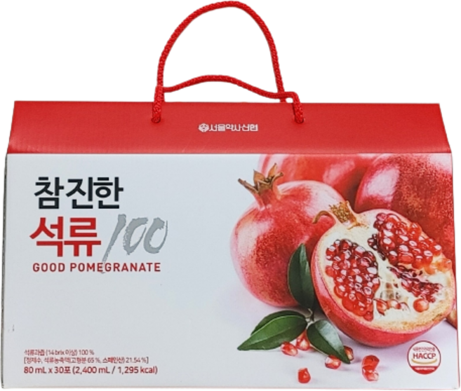 서울약사신협 참진한 석류 100 80ml x 30포, 2.4L
