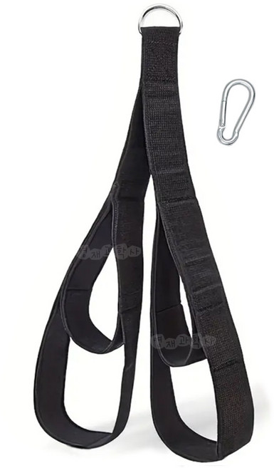 트라이셉스 스트랩 로프바 삼두 그립바 운동기구, 1개