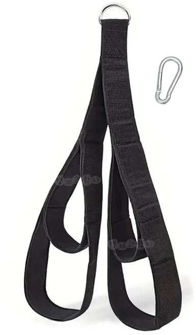 트라이셉스 스트랩 로프바 삼두 그립바 운동기구, 1개 - 쿠팡