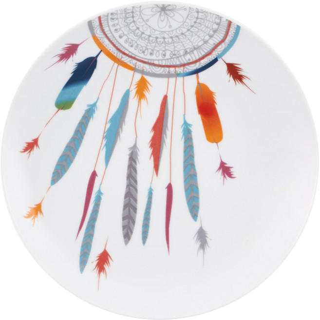 비스타 알레그레 드림캐쳐 포르투갈 도자기 플레이트 접시 4type 택1, 드림캐쳐 디저트접시 24cm, 1개