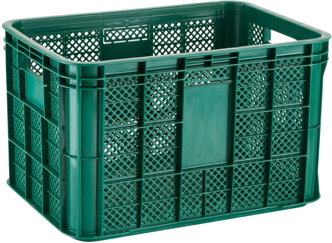 <더플러그> 과일상자 530x367x320mm 농산물상자 수산물상자 플라스틱과일상자 수납장, 녹색(재생원료)