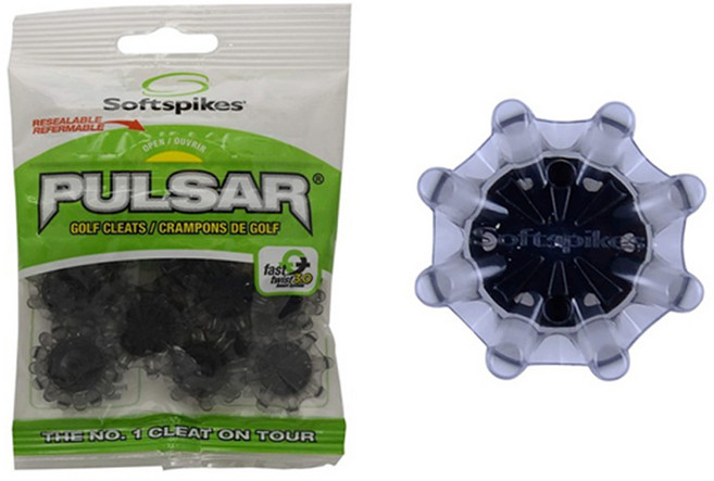 소프트스파이크 펄사 골프화징 18개입 풋조이 나이키 캘러웨이 호환, 블래 그레이, 1개