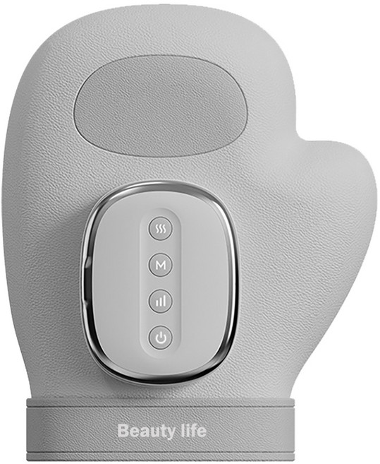 Beauty Life 智慧型手部按摩儀 14顆氣囊 2000mAh BSMI R23250, 灰白色, Beauty life智能手部按摩儀BLF-002