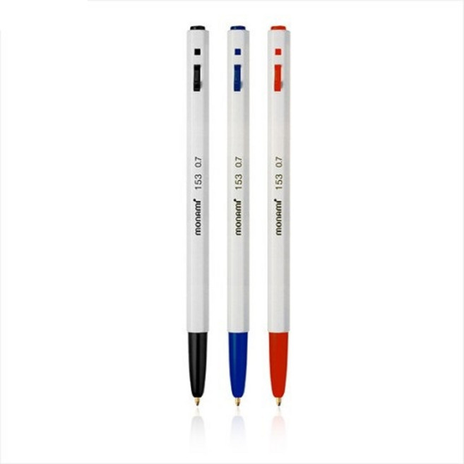 모나미 유성펜 153 0.7mm, 청색, 120개