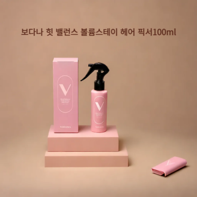 [VODANA] NEW 고데기착붙템 워터제형 (_)보다나 힛 밸런스 볼륨스테이 헤어 픽서 100ml 비건헤어픽스, 1개