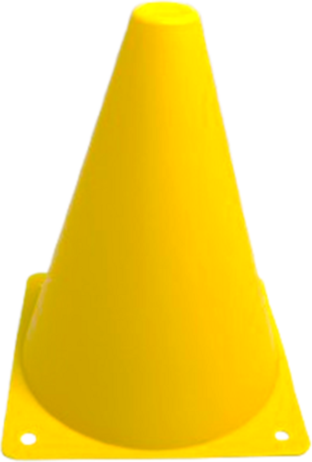 三角錐 - 運動訓練標記錐 敏捷訓練器材, 黃色