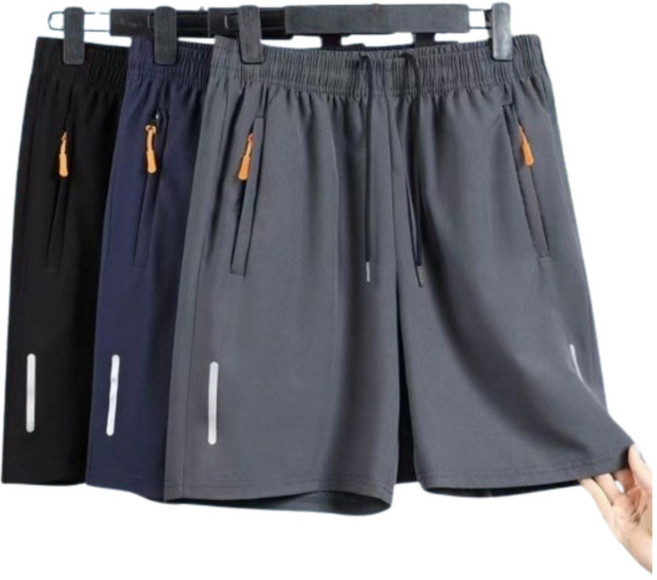 2+1 남성 여름 쿨 반바지 지퍼포켓 스판 아이스 5부 팬츠(3개세트)