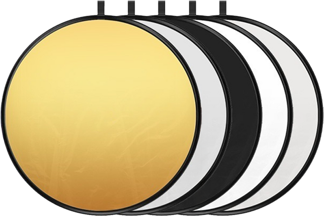 시그니프 5in1원형 반사판 60cm 촬영용 휴대용 접이식 야외촬영 1세트, 1개