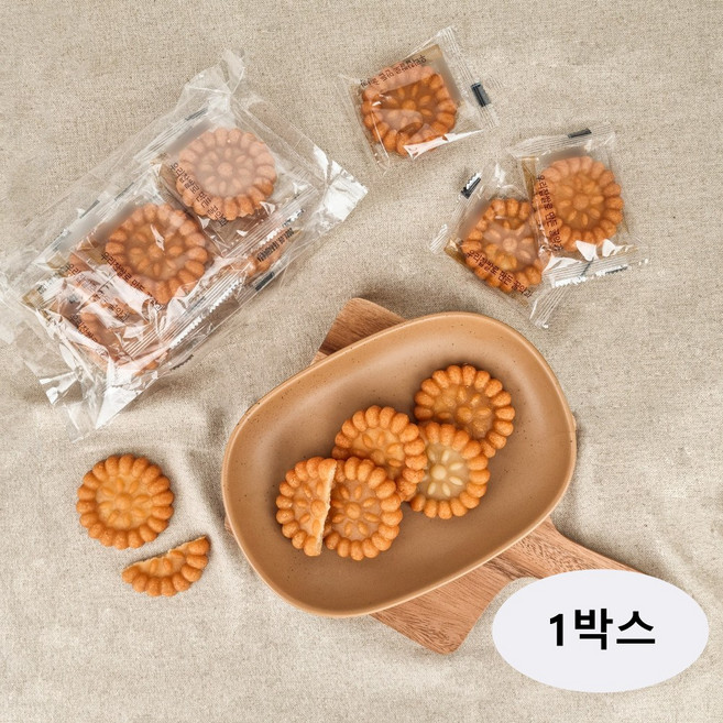 아루화 꿀약과 1kg 선물 박스 (30g X 34개) 우리찹쌀로 만든 꿀약과 소포장 담양한과, 1kg × 1박스, 1박스