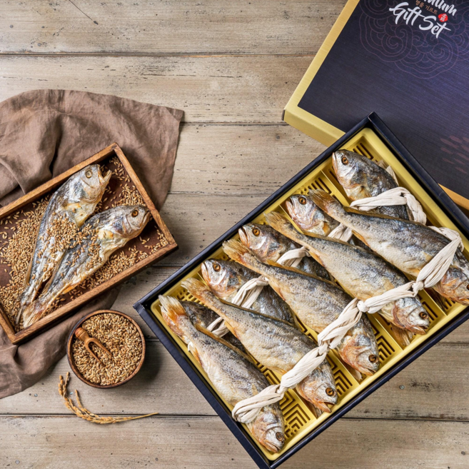 영광 법성포 부세 보리굴비 설날 명절선물세트 개별진공포장, 1세트, 보리굴비 27~28cm 5미 (실속형)