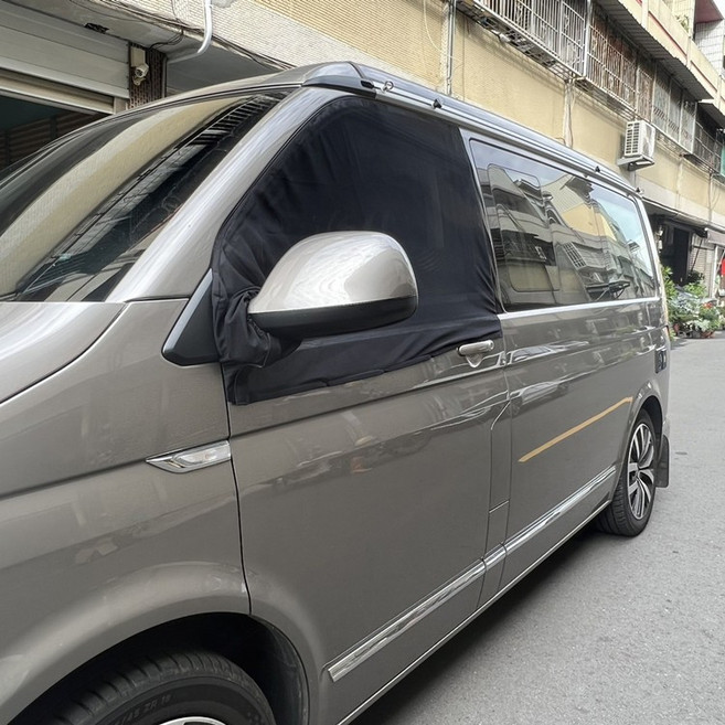 專用車窗紗網 磁吸款 防蚊 防蟲, 車窗紗網組,正駕/副駕各一個