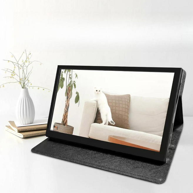 HD 1024X600 보조모니터 휴대용 PC 휴대용모니터 7인치 스크린 IPS, 무터치 액정화면