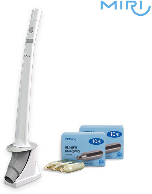 미스터펑 변기용 뚫어뻥 + 탄산실린더 20P, 미스터펑 화이트(변기용) + 탄산실린더 20개, 화이트