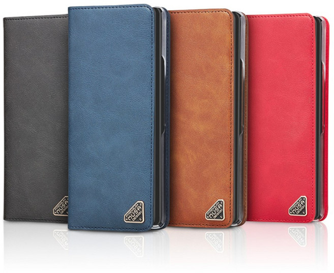 갤럭시Z폴드2 케이스 카드 수납 가죽 지갑형 F916