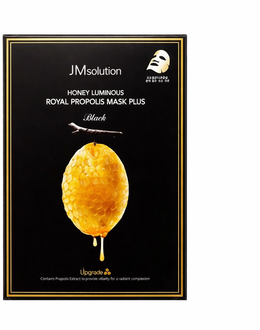 제이엠솔루션 꿀광 로얄 프로폴리스 마스크 팩, 10개입, 1개
