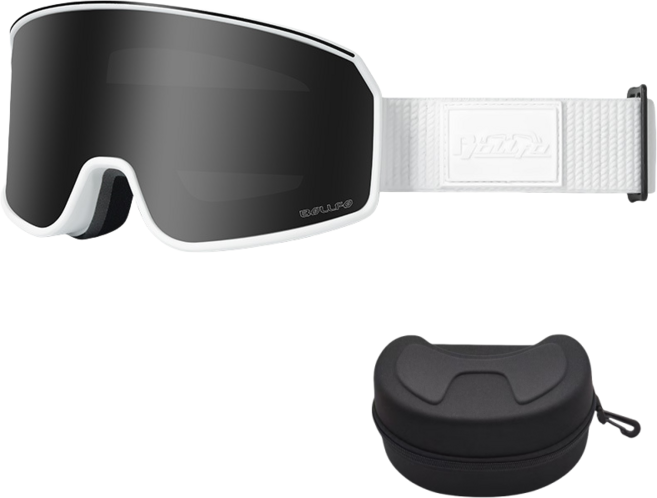 HTYVC 스키 고글 보드 스노우보드 안경 착용 스노우 스키장 남녀공용 보드안경, White Ash, 1개