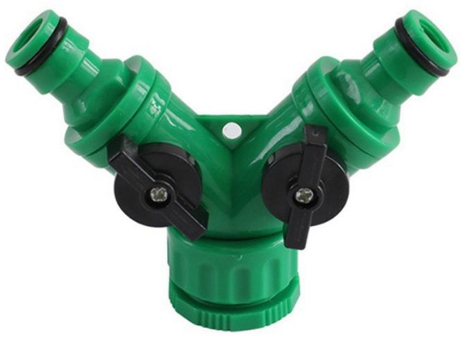 양갈래 호스연결구 수도꼭지 물호스