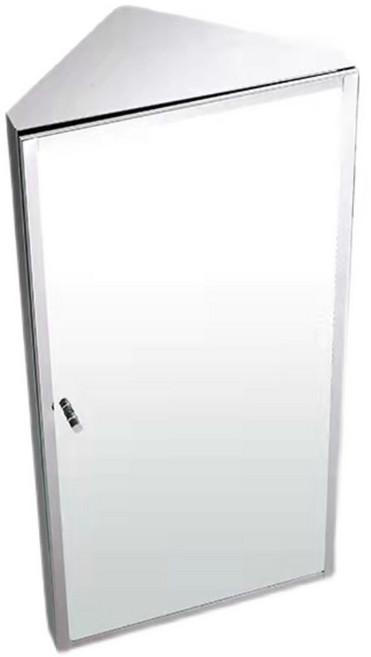 화장실 코너장 수납장 스테인리스 욕실 삼각 방수, 유리문 너비 30x높이 60x두께 18오른쪽문, 1개