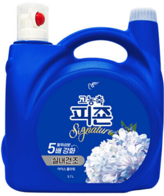 피죤 리치퍼퓸 시그니처 섬유유연제 미스틱레인 본품, 5.7L, 1개