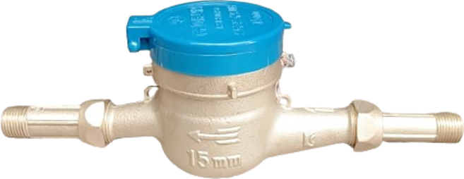 수도미터기(신설용) 습식냉수계량기 대한계기정밀 15A, 1개