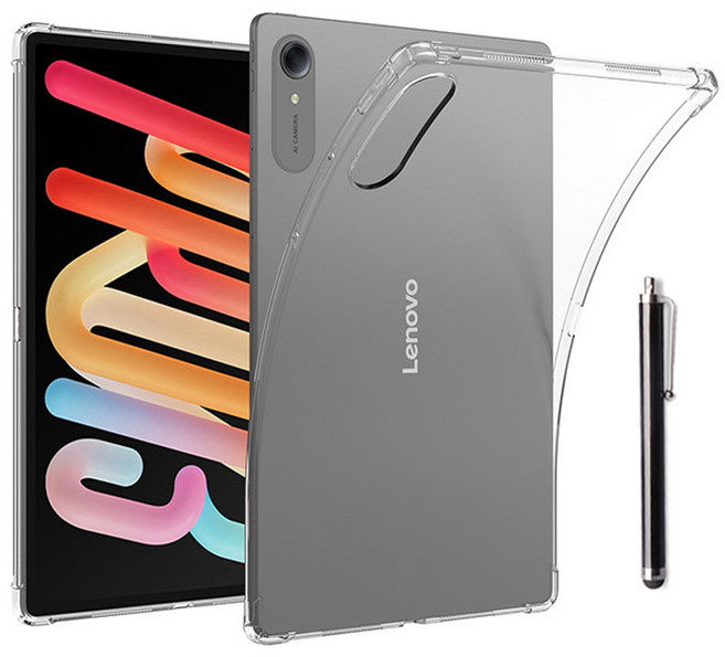 샤오신패드 PRO GT 13 레노버 Idea Tab Pro Gen 2 케이스 범퍼 젤리 투명 TB376 TB378 TB390, 범퍼케이스+터치펜, 1개