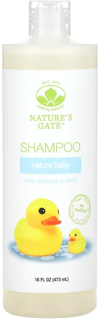 Mild By Nature (Nature's Gate) 네이처 베이비 샴푸 앤 워시 473ml(16fl oz), MildByNatureNaturesGate네이처베이비샴, 1개, 473ml - 쿠팡