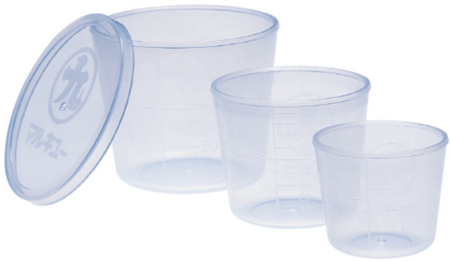 마루큐 계량컵 3종 1세트 구성 떡밥컵