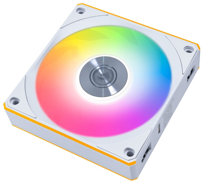 聯力 UNI FAN CL WIRELESS 12公分 無線電腦風扇, 12CL1W1W正向-白 1入, 白, 正向, 1入, 12CL WIRELESS