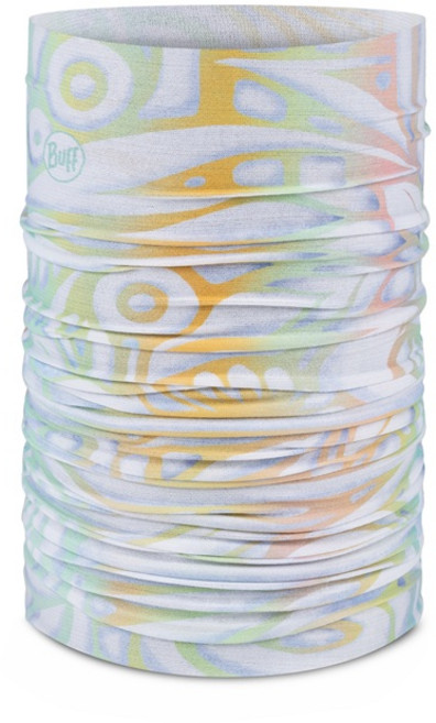 BUFF COOLNET UV® 魔術頭巾 涼感系列 UPF 50+ 抗UV 95% 回收材質, 夏島圖騰