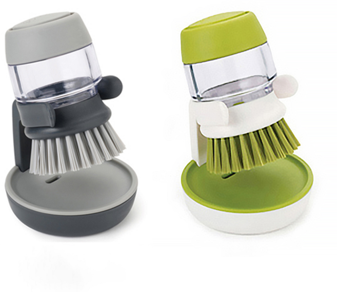 i12B 세제 일체형 세척 브러쉬, 2개