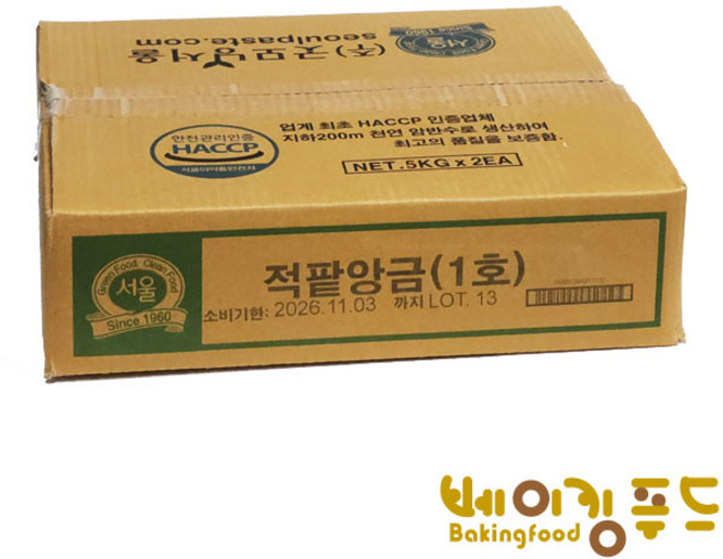 굿모닝서울 적팥앙금1호 5kg, 1개