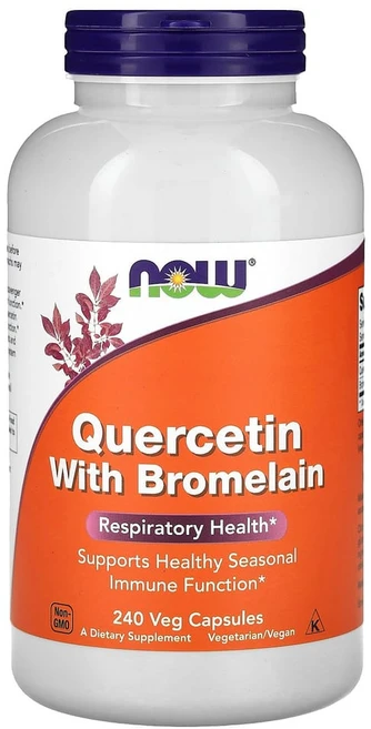 나우푸드 브로멜라인 함유 퀘르세틴 베지 캡슐 240정, 1개 - 쿠팡