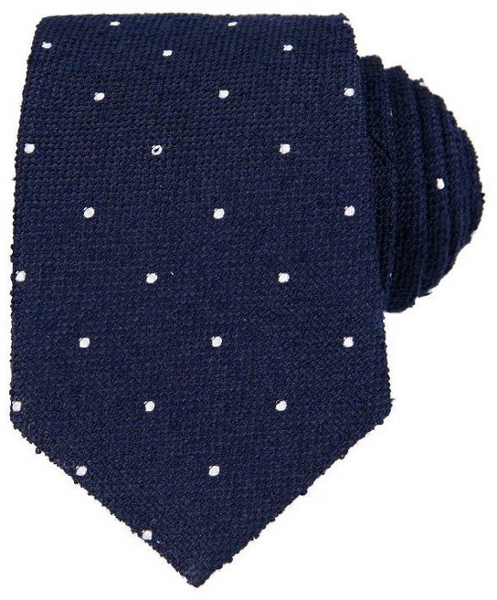 TNGT 네이비 도트 넥타이 E151NV