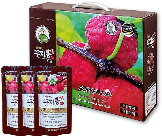 곰실푸드 하늘내린 꾸지뽕 진액 100% 국내산 꾸지뽕 열매 발효 효소, 30개, 100ml