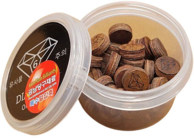 금남당구재료 다이아몬드 6겹팁-열압축 당구큐대팁 당구팁 당구큐팁 당구개인팁 개인팁 개인큐당구팁 당구용품팁 답브 개인큐팁 개인선수용팁 개인용팁 당구팁 당구큐팁 당구용품 당구재료, 우드색, 1개