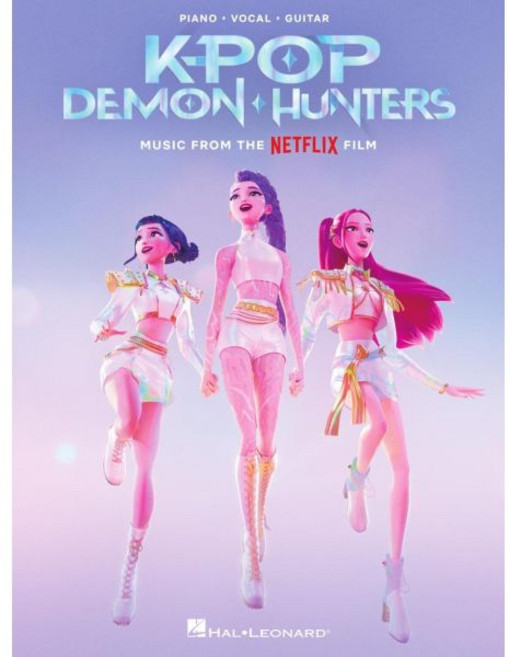 K-팝 데몬 헌터스 - 넷플릭스 영화 음악 | 기타 코드가 포함된 피아노/보컬/기타 악보 편곡 중급 수준의 교실 및 리사이틀 사용을 위한 PVG가 노래책, K-팝 데몬 헌터스 - 넷플릭스 영화 음악 | 기타 코