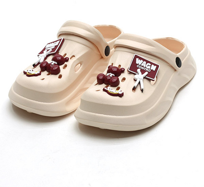 [120g 초경량] 남성 여성 곰돌이 EVA 슬리퍼