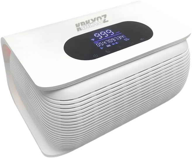 KBKXOZ 스마트 음이온 수면기 / 숙면 도움 및 포름알데히드 제거 / PM2.5 / 음이온 공기청정기 / 슈만파 백색소음 / 터치스크린 / 앱 제어/수면관리 숙면/스트레스 완화, 흰색, Z5