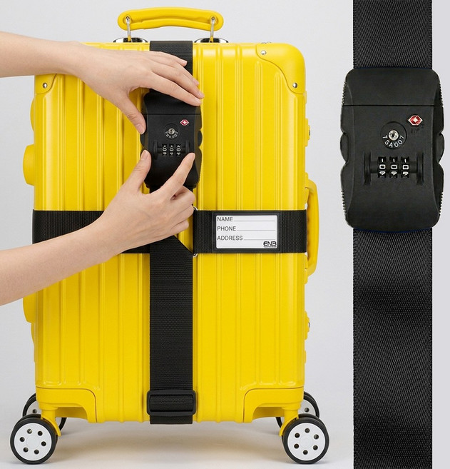 이엔비 TSA 여행 캐리어 가방 잠금 스트랩 벨트